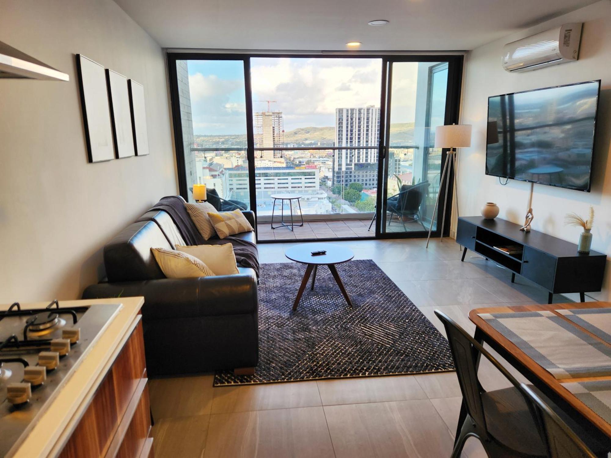 Downtown Apartment With Balcony City View, Gym & Lounge Tijuana Eksteriør billede