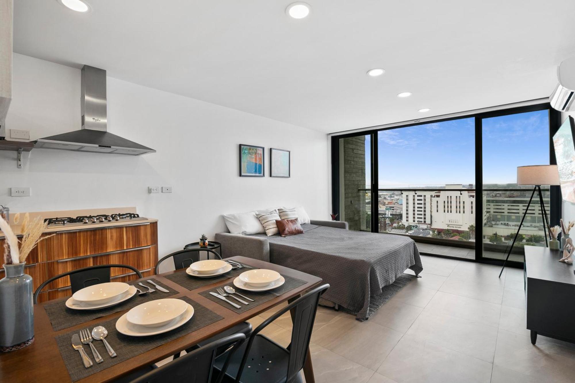 Downtown Apartment With Balcony City View, Gym & Lounge Tijuana Eksteriør billede